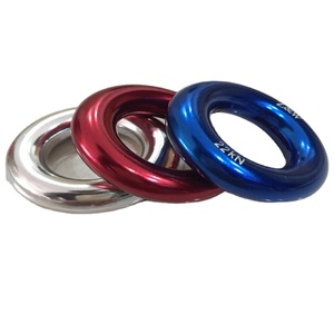 Mosquetón de Aluminio 7075 de 23kN 22 KN, Anillo Tipo O Multidireccional con Cierre para <span class=keywords><strong>Escalada</strong></span> - Product Image 1