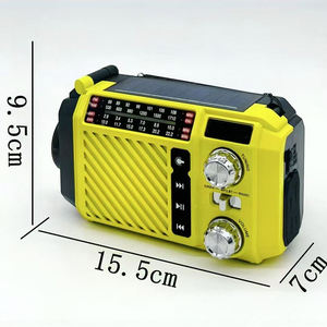 Radio Portátil Multibanda AM FM SW con Manivela Solar, Linterna LED y Función de Reproducción MP3 para Exteriores - Product Image 4