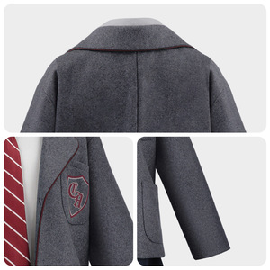 Ensemble d'uniformes scolaires gris Matilda, Costume de Cosplay tissé pour enfants, jeu de rôle, Anime - Product Image 4