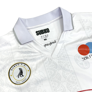 Camiseta de Fútbol Unisex Personalizada de Alta Calidad con Sublimación y Diseño de Parches, 100% Poliéster, Secado Rápido, Transpirable, Clásica, Manga Larga - Product Image 3
