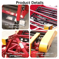 Moissonneuse-batteuse automatique pour arachides à fixer sur tracteur |   Solution de récolte intégrée avec transmission par engrenages pour la semence à grande échelle en agriculture