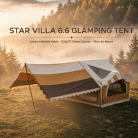 Nouvelle tente gonflable polygonale en PVC avec poutres pneumatiques pour la famille, camping extérieur 4 saisons, OEM