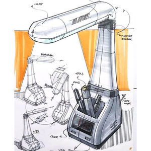 <strong>Custom</strong> Desk Lamp Plastic <strong>Mold</strong> <strong>Injection</strong> Product Design and Development Service - Product Image 1