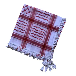 Arab headscarf square scarf Middle East Dubai scarf Muslim tassel jacquard red scarf