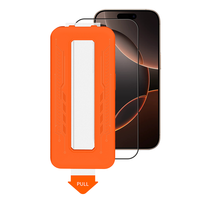 Plateau d'installation facile sans poussière de qualité supérieure clair DLC AR Anti-reflet téléphone protecteur d'écran en verre trempé pour iPhone 15 16 17