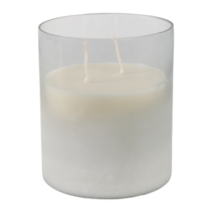 Candela Profumata al Gelsomino in Vetro Satinato, Decorazione per Interni ed Esterni - Product Image 2