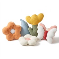 Coussin décoratif en polaire Teddy et Sherpa, 280 GSM, 14 pouces, 100 % polyester, personnalisable, couleurs variées, formes assorties