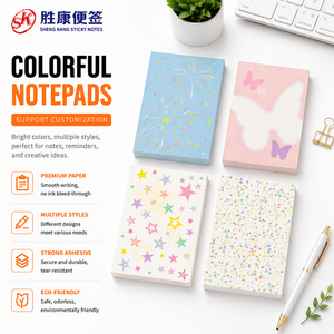 Custom Printed Colorful Decorative Sticky <b>Memo</b> <b>Pads</b> Tearable Pattern Notepads Cute Stationery for Office School Desk Decoration - Product Image 1
