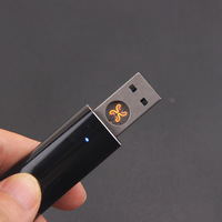 Briquet électronique USB rechargeable en métal à allumage par pression pour homme, promotionnel, sur mesure, vente en gros transfrontalière