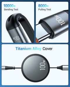 Custom Logo 100W 3-in-1 Fast <b>Charging</b> Retractable <b>USB</b> Charger <b>Cable</b> Phone Holder TPE <b>USB</b> Type-C <b>Cable</b> Small Gift for Computers - Product Image 4