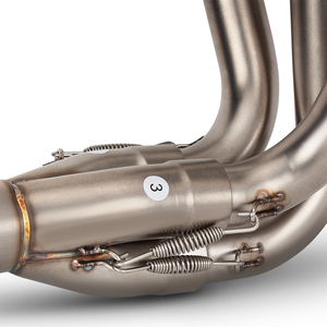 ชุดดัดแปลงท่อไอเสียมอเตอร์ไซค์ท่อเชื่อมกลางด้านหน้าสีฟ้า51มม. สำหรับ Triumph Street Triple 765 765S 765RS S 2017-2025 - Product Image 4