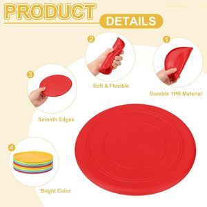 Disco de Plástico PE Redondo y Suave con Logotipo Personalizado al por Mayor, Juguete para Perros, Juguete de Playa para Niños - Product Image 2