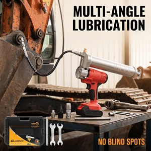 Pistolet à <span class=keywords><strong>graisse</strong></span> sans balais <span class=keywords><strong>18V</strong></span> compatible avec les batteries Milwaukee pour l'entretien mécanique, <span class=keywords><strong>pompe</strong></span> à <span class=keywords><strong>graisse</strong></span> automatique sans fil - Product Image 4