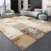 Tapis moderne de luxe pour salon, tapis fait à la machine, lavable, tapis pour salon