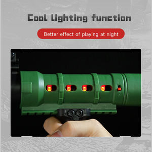 Juego de Tiro al Blanco para Niños, Simulación de Mortero Militar, Modelo de Lanzacohetes de Plástico con Balas Blandas, Pistola de Burbujas de Juguete con Luz y Sonido - Product Image 6