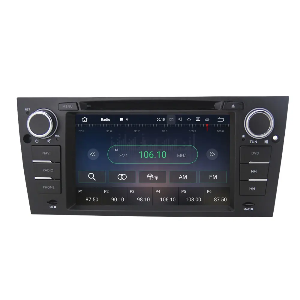 Zestech 1 din rádio de carro com gps e tela para BMW Série 3 E90 2002-2014 7 polegadas 1 din android carro gps Android 11 6 + 128G