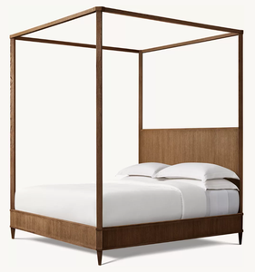Set di Mobili per Camera da Letto, Letto King Size di Lusso in Legno, Letto Moderno con Baldacchino a Doghe - Product Image 5