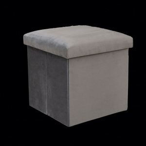 Modern <b>Stool</b> Living Room Furniture Storage Box Fabric Stainless Steel <b>Bamboo</b> Highest Quality <b>Stools</b> - Product Image 2
