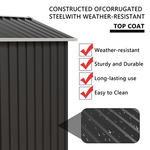 Abri <span class=keywords><strong>de</strong></span> <span class=keywords><strong>jardin</strong></span> paysager 5,4x4,27 pieds, vente directe d'usine, abris et rangements pour cour, patio, pelouse - Product Image 5