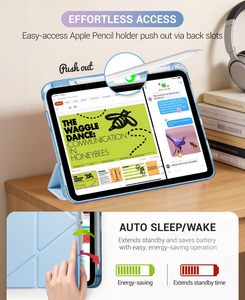 เคส Richison สำหรับ <span class=keywords><strong>iPad</strong></span> รุ่นที่ 10 และ 11 ขนาด 10.9 นิ้ว และ 11 นิ้ว พร้อมช่องใส่ดินสอ ฟังก์ชั่น Auto Sleep/Wake ปรับมุมได้หลายระดับ - Product Image 4