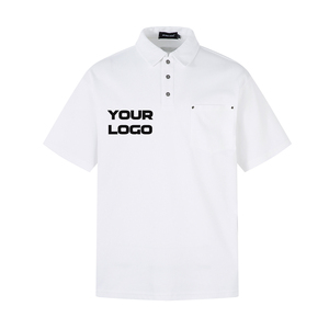 Summer's New Men's American-Style for POLO Shirts Versatile Solid-Color Collared T-Shirts Customizable