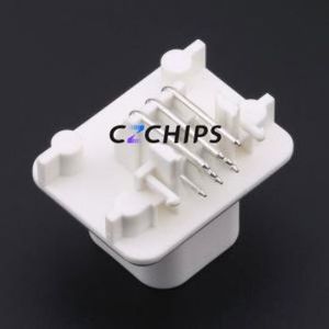 K776280WR-08-PTSNW Automotive Connector Bent Lead Through Hole Connector 8P 4mm 3 Right Angle Insert - Product Image 2