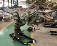 Modèle réaliste de dinosaure T-Rex de 5 m, animatronique télécommandé pour parcs d'aventure intérieurs/extérieurs et expositions en jardin