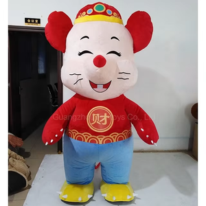 Funtoys cinese capodanno gonfiabile del Mouse Mascotte Costume Tang <span class=keywords><strong>vestito</strong></span> in maschera per adulti Mascotte - Product Image 4