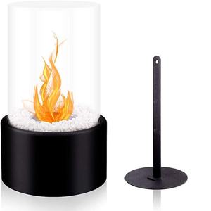 Actory-<span class=keywords><strong>chimenea</strong></span> de etanol de metal para uso en exteriores, lámpara portátil redonda de sobremesa para fogatas de aceite, minifogatas sin humo - Product Image 1