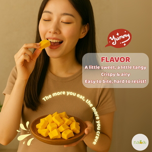 Meilleures ventes Qualité supérieure Nava AD Mangue entière lyophilisée Prête à consommer Goût sucré Légère Vietnam Vente en gros - Product Image 2