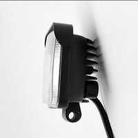 Projecteur LED de travail tout-terrain pour camion et remorque, avec cinq réflecteurs, pour conduite auxiliaire