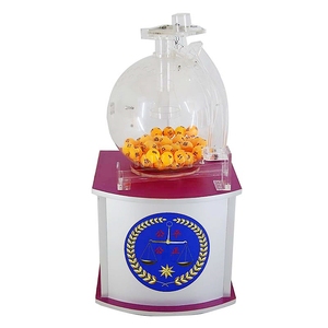 Máquina de Lotería con Soplador de Aire y Extracción Automática, Capacidad para 50 Piezas, <span class=keywords><strong>1</strong></span> Año de Garantía, Construcción de Metal/Plástico - Product Image 1