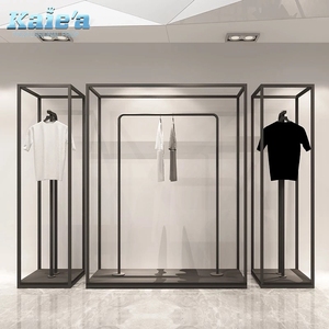 Metal Hanging Clothes Display <strong>Stands</strong> Men's Garment <strong>Rack</strong> <strong>Cloth</strong> Hanger <strong>Stand</strong> - Product Image 2