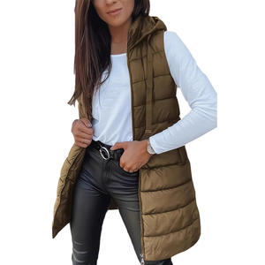 <span class=keywords><strong>Gilet</strong></span> pour <span class=keywords><strong>femme</strong></span>, veste unie, vintage, à capuche, col mandarin, fermeture éclair, veste longue pour <span class=keywords><strong>femme</strong></span>, <span class=keywords><strong>grande</strong></span> <span class=keywords><strong>taille</strong></span> - Product Image 1
