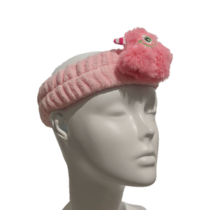 Mignon rose licorne en peluche Spa bandeau doux élastique bandeau <span class=keywords><strong>pour</strong></span> femmes et filles soins de la peau maquillage douche écologique réutilisable - Product Image 5