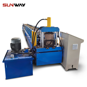 Máquina formadora de rollos de lluvia de canalón portátil de bajada de <span class=keywords><strong>Metal</strong></span> personalizada de fábrica, máquina dobladora sin costuras, máquinas de canalón - Product Image 1