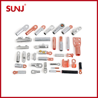 Connecteur à sertir de fil à baril ouvert Kit d'assortiment de bornes à anneau en cuivre OT 10A 20A 30A 40A 50A