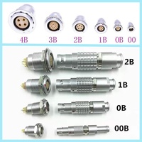 Connecteur de prise fixe à 6 broches, prise circulaire à montage par écrou, prise de panneau arrière série 1B