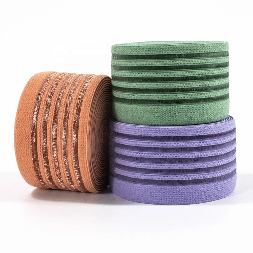 Verified factory wholesale bra picot elastic band fish silk elastic strap for underwear decoration