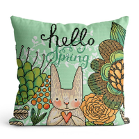 Nouveau Kit de Broderie Point de Croix en Coton Fait Main 45x45cm avec Joli Motif et Fond en Toile – Cadeau Idéal pour la Décoration Intérieure (Collection 2026)