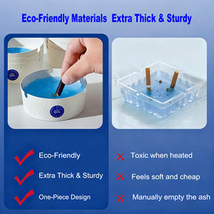 Asbak kertas dilapisi Gel sekali pakai, desain tanpa asap dapat didaur ulang untuk rokok cerutu - Product Image 3