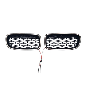 กระจังหน้ารถยนต์ BMW แบบมีไฟ LED พร้อมคลิปสำหรับ BMW ซีรีส์ 3 F30 ปี 2013-2018 - Product Image 5