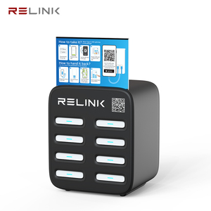Relink Powerbank trạm cho thuê điện thoại di động Trạm Sạc chia sẻ ngân hàng điện 8 khe cắm pin Máy bán hàng tự động - Product Image 2