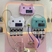 USMILEPET Machine à bulles pour spa pour animaux de compagnie en plastique écologique, shampoing nano, bain au lait pour le bain des chiens et des chats