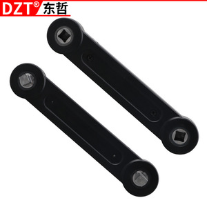 Dzt Double-Ended Extension Wrench Metric <b>Square</b> 45 Steel Industrial Grade Zinc Plated Dual-Purpose <b>Tool</b> - Product Image 1