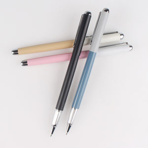 Stylos neutres au design classique, disponibles en plusieurs couleurs, pour cadeaux d'affaires en métal - Product Image 3