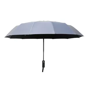 <span class=keywords><strong>Paraguas</strong></span> Plegable <span class=keywords><strong>de</strong></span> Tres Secciones con Apertura Automática Semiautomática <span class=keywords><strong>de</strong></span> 12 Piezas, con Logotipo Personalizado Impreso para Publicidad Empresarial Vidrio con Protección UV - Product Image 6