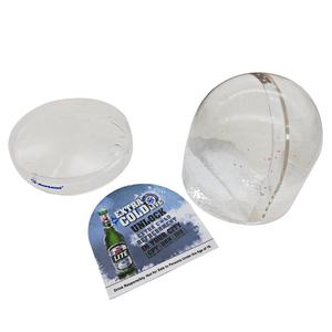 قبة أكريليك ديكور المنزل والمكتب الكريستال بريق حماه الترتر أكوا الثلج السائل المياه فقاعة الحمم الصورة غلوب - Product Image 4