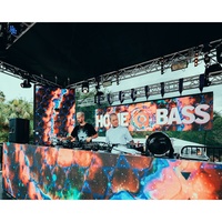 RAYBO Outdoor P3.91 Pantalla de alta actualización Alquiler Dj Booth Concierto Alquiler Escenario Evento 500x500mm Servicio frontal Pantalla LED