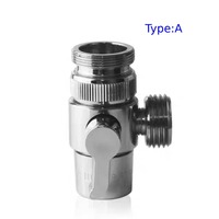 Adaptateur de robinet répartiteur 1 entrée 2 sorties tout en cuivre pour machines à laver, entrée universelle et deux sorties, personnalisation OEM prise en charge
